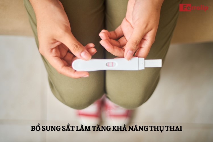 Bổ sung sắt làm tăng khả năng thụ thai